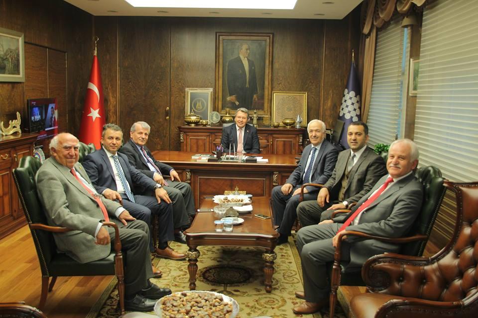  �ller Bankas� Y�netim Kurulu Ba�kan� Sn. Feramuz �st�n'� ziyaret ettik.