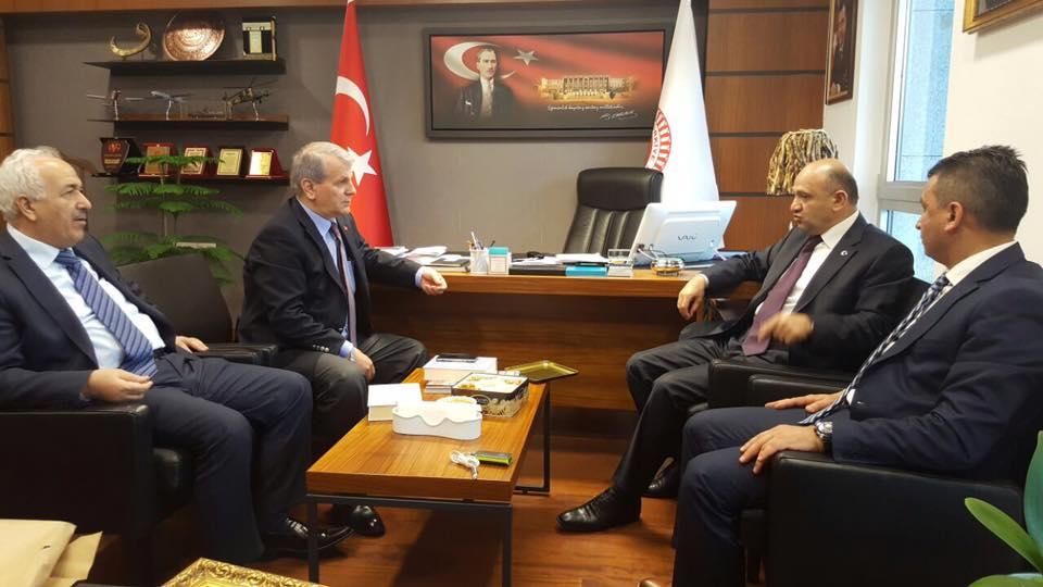 G�S�AD Heyetinin Sn.Bakan�m�z Fikri I��k'� Ziyareti